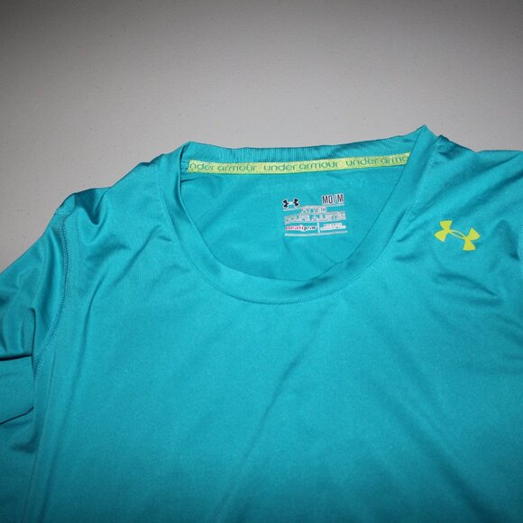 Blue Under Armour Fitted Top Size Medium - Picture 2 of 5